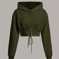 Ladies Corset Style Hoodie-Various Colours