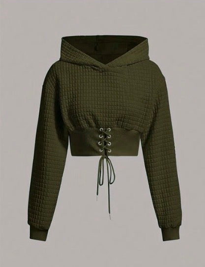 Ladies Corset Style Hoodie-Various Colours