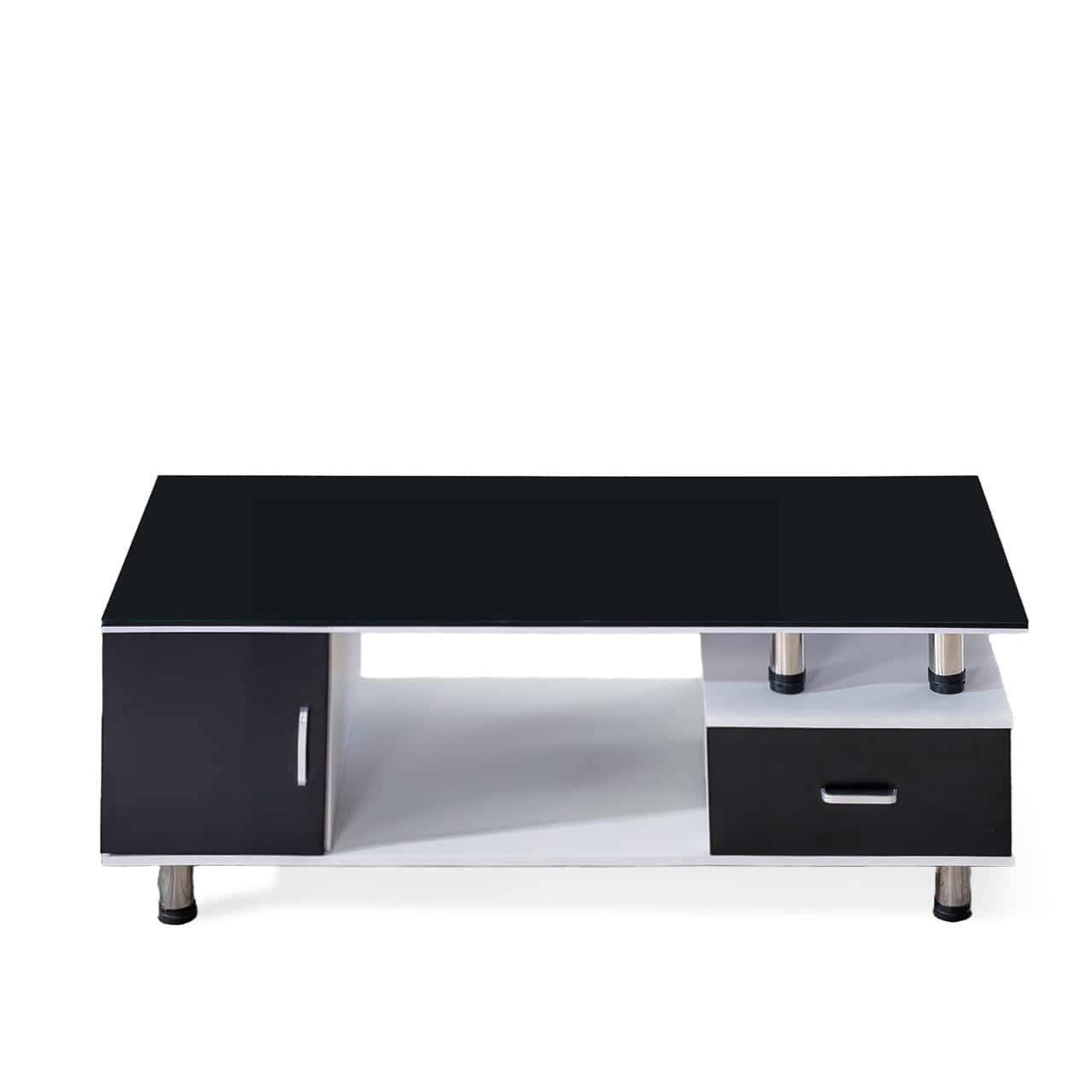 Contempory Coffee Table – White + Black