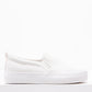 Ladies Faux Leather Slip-On Sneakers-Various Colours