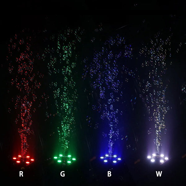 MTech Bubble Machine with RGB Stage Light-DMX Party