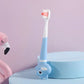 Dinosaur two-color small cute dinosaur children's milk teeth baby cleaning teeth gum care soft bristle toothbrush