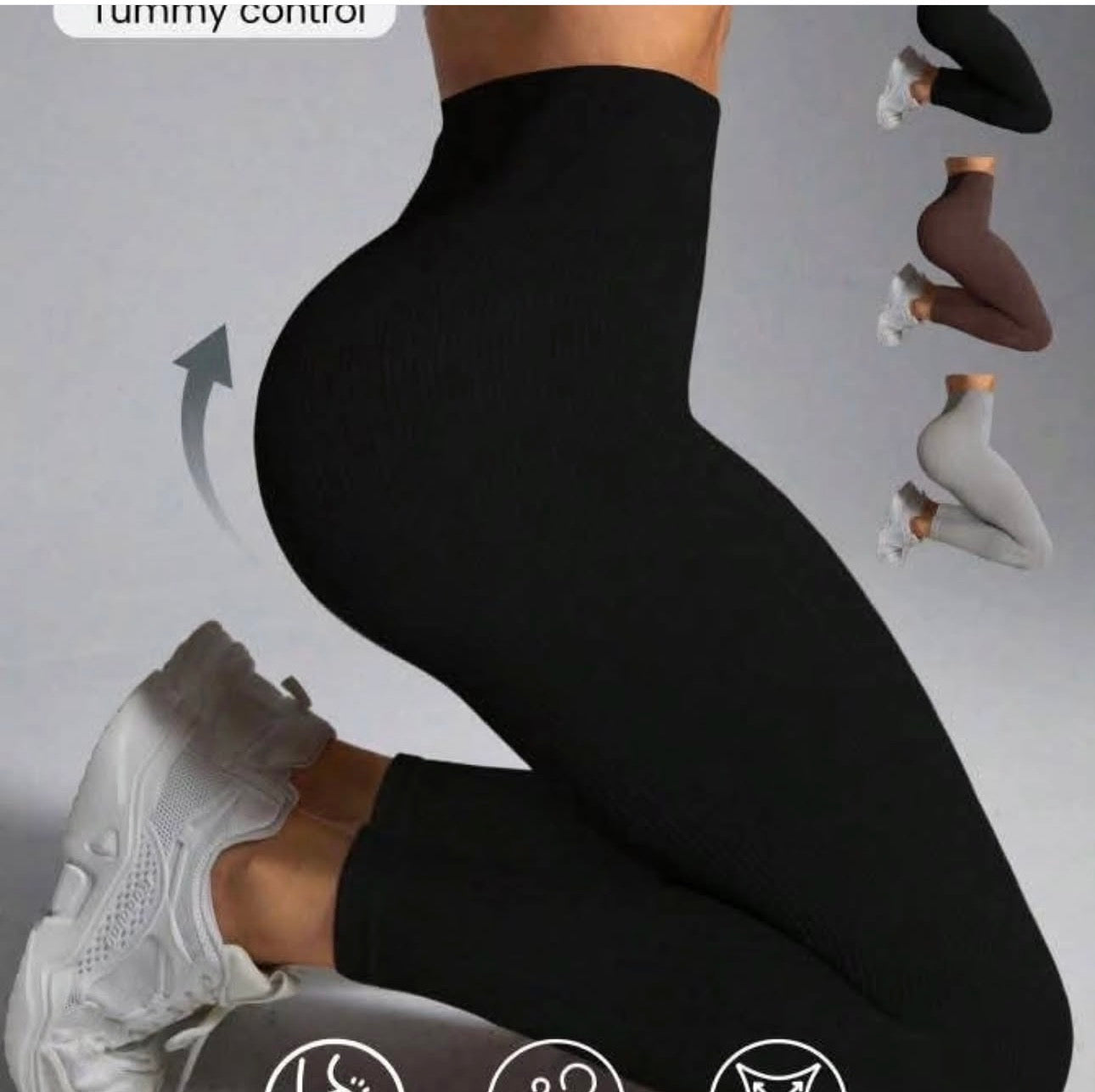Winter Warmers Ladies Thermal Ribbed Leggings-Various Colours