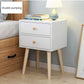MFurn Nordic Bedside Nightstand – Modern Small Table with Drawer