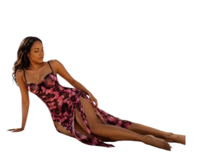 Ladies Floral Maxi Dress-Various Colours