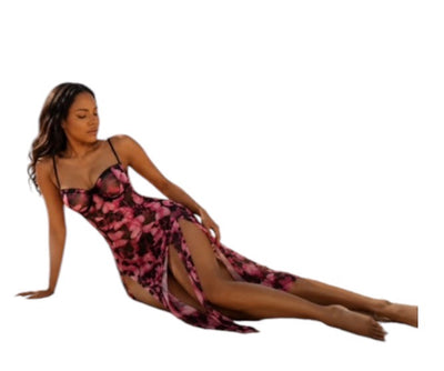 Ladies Floral Maxi Dress-Various Colours