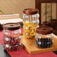 Mason Jars for Pantry Glass Storage With Airtight Lids 3pc