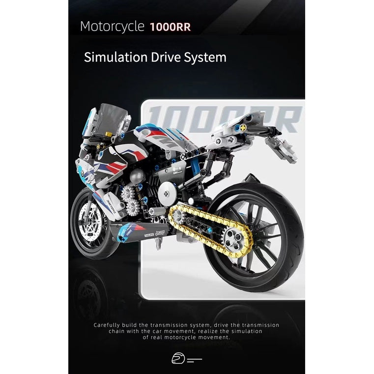 BMW 1000RR Motorcycle Building Block