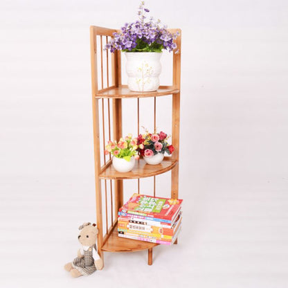 MHome Bamboo Bathroom Stand & Bamboo Wall Shelves