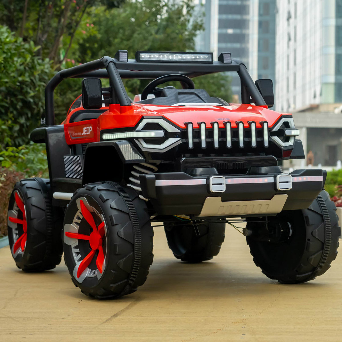 MTech Kids Rechargeable Battery Operated Ride On Jeop 4x4 12v