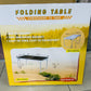 Folding Camping Table with Adjustable Height Legs, 1.2M Lightweight Aluminum Table, Indoor Outdoor
