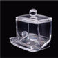Acrylic Cotton Swab Organizer Box Cosmetic Holder Q-tip Makeup Storage Holder