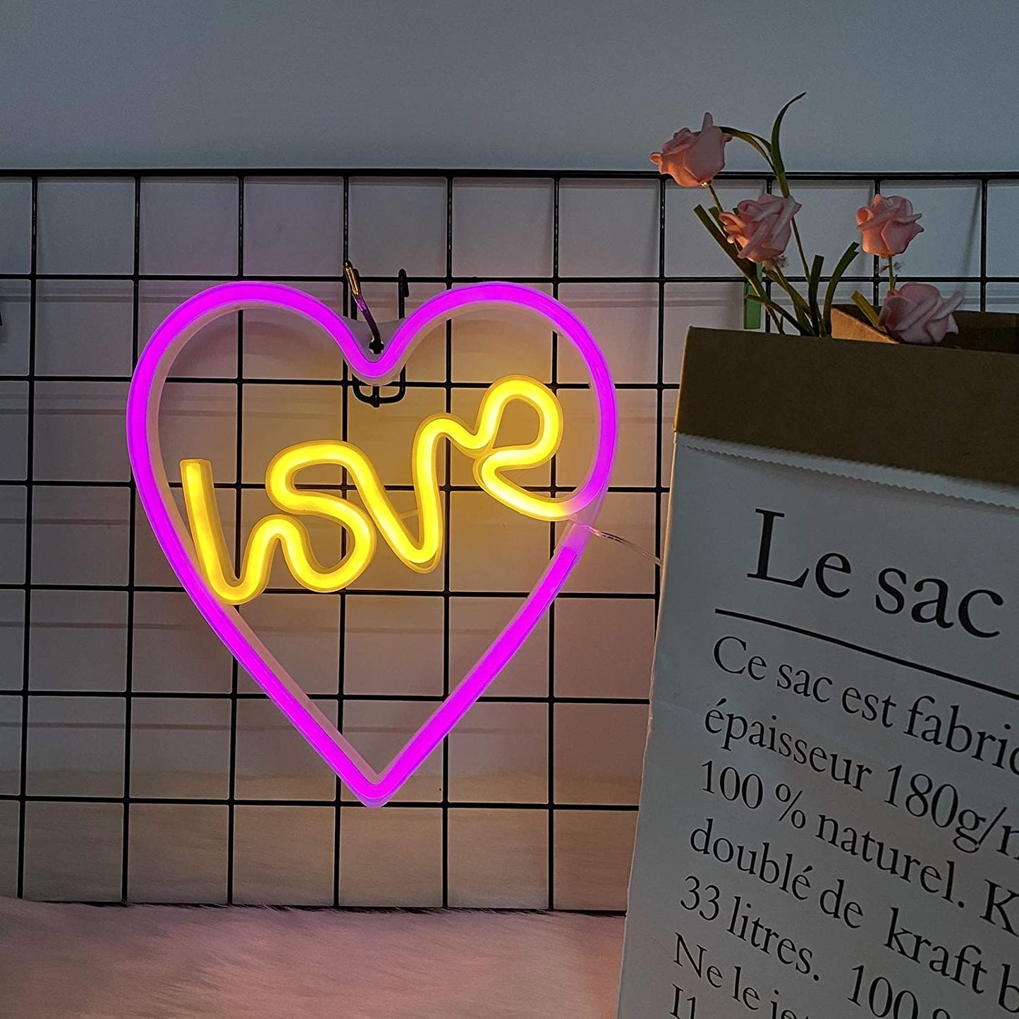 Love Heart LED Neon Sign