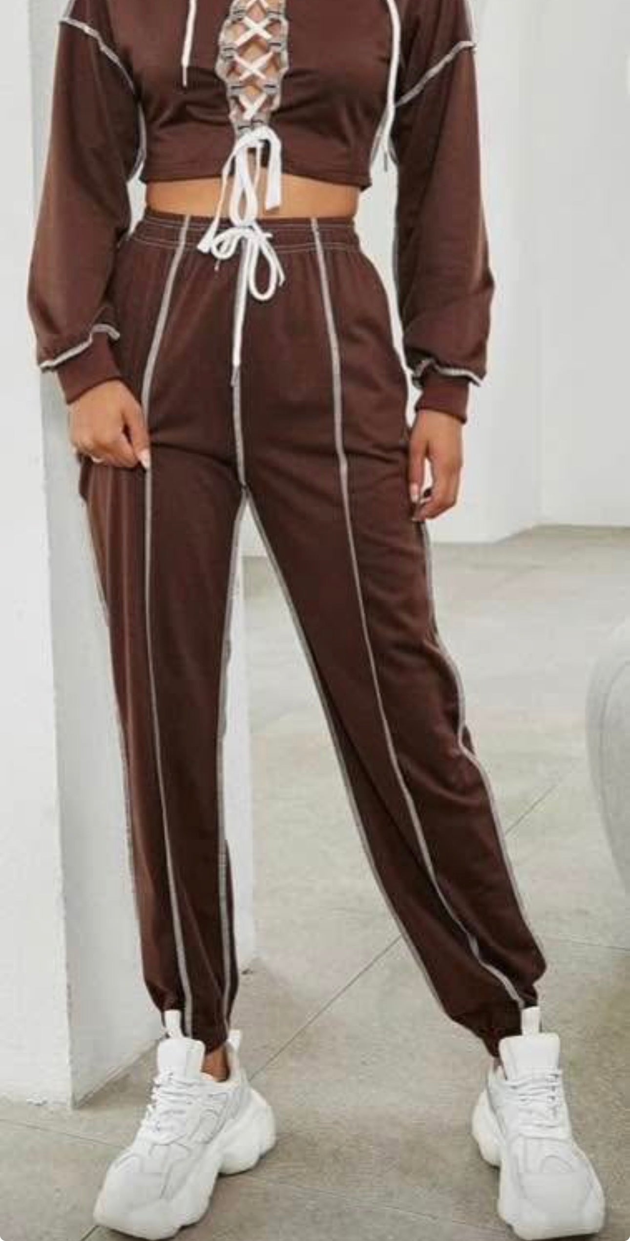 Ladies 2pc Trendy Tracksuit-Various Colours