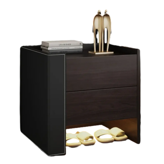 MFurn Nordic Floating Storage Nightstand with Drawer & Light