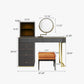 Nordic Style Modern Vanity Dresser With LED Mirror - Available In Brown or White Only PreOrder Sales Available!!!