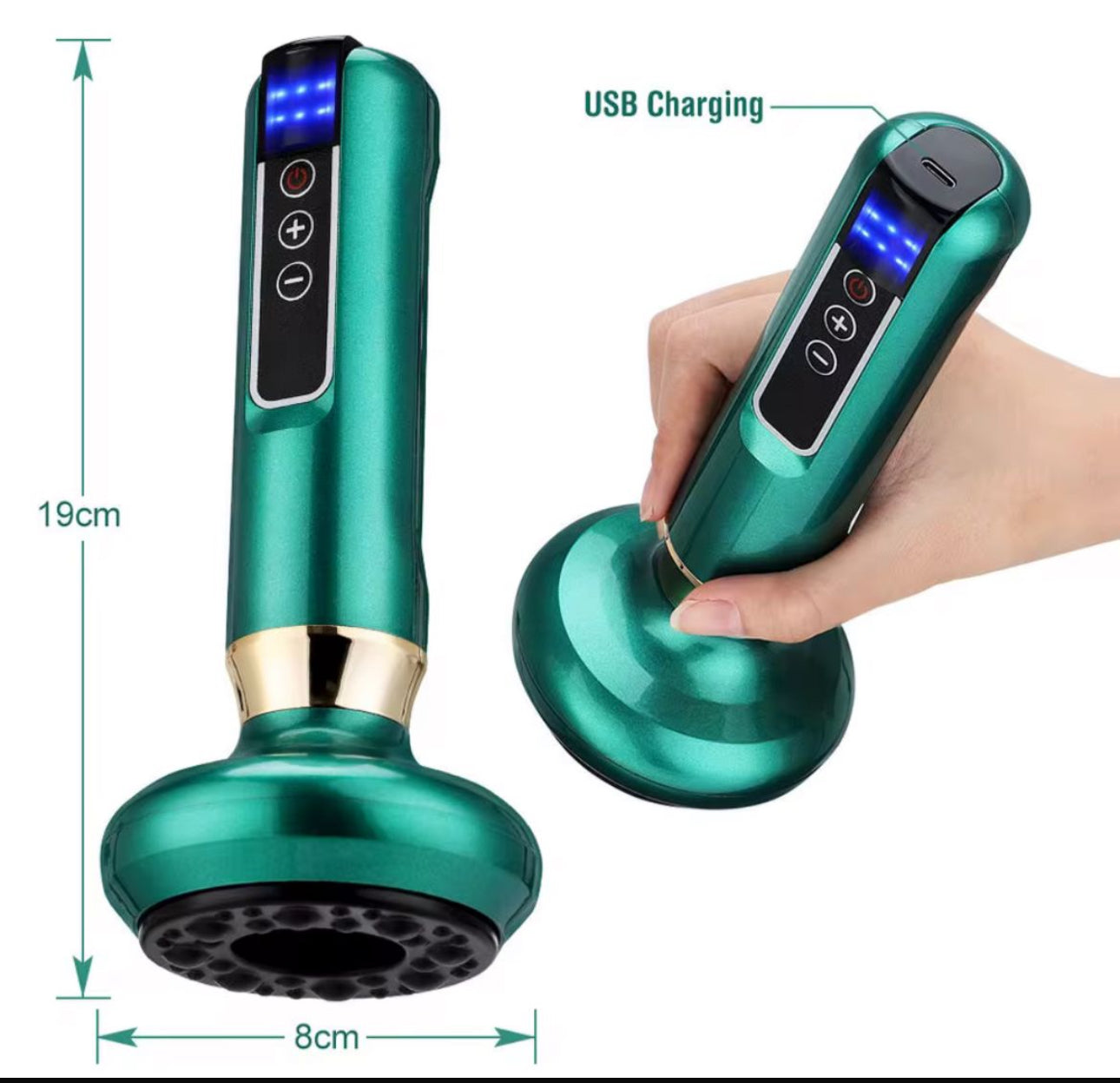 Intelligence Stone Cupping Massager,Electric Gua Sha Instrument