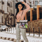 Clear Shoulder Crossbody Bag Stadium Approved See Through Transparent Handbag