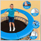 Trampoline for Kids with Enclosure, Gymnastics Bar & Toy, 140cm