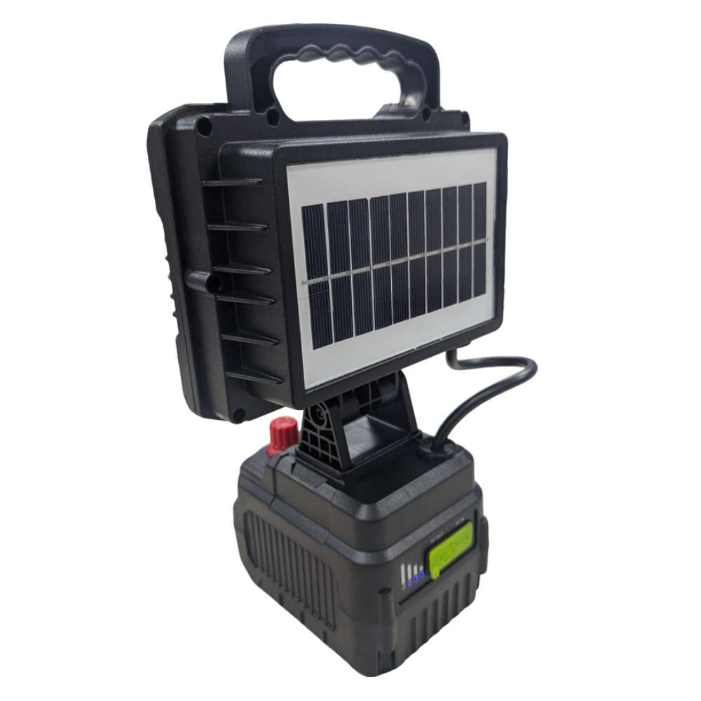 Portable Rechargeable Solar Floodlight with 14000mAh Backup Battery- 200watt & 350watt