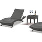 Modern Poolside Wicker Lounger