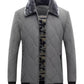 MWear Mens Puffer Winter Windbreaker Collar Warm Jacket