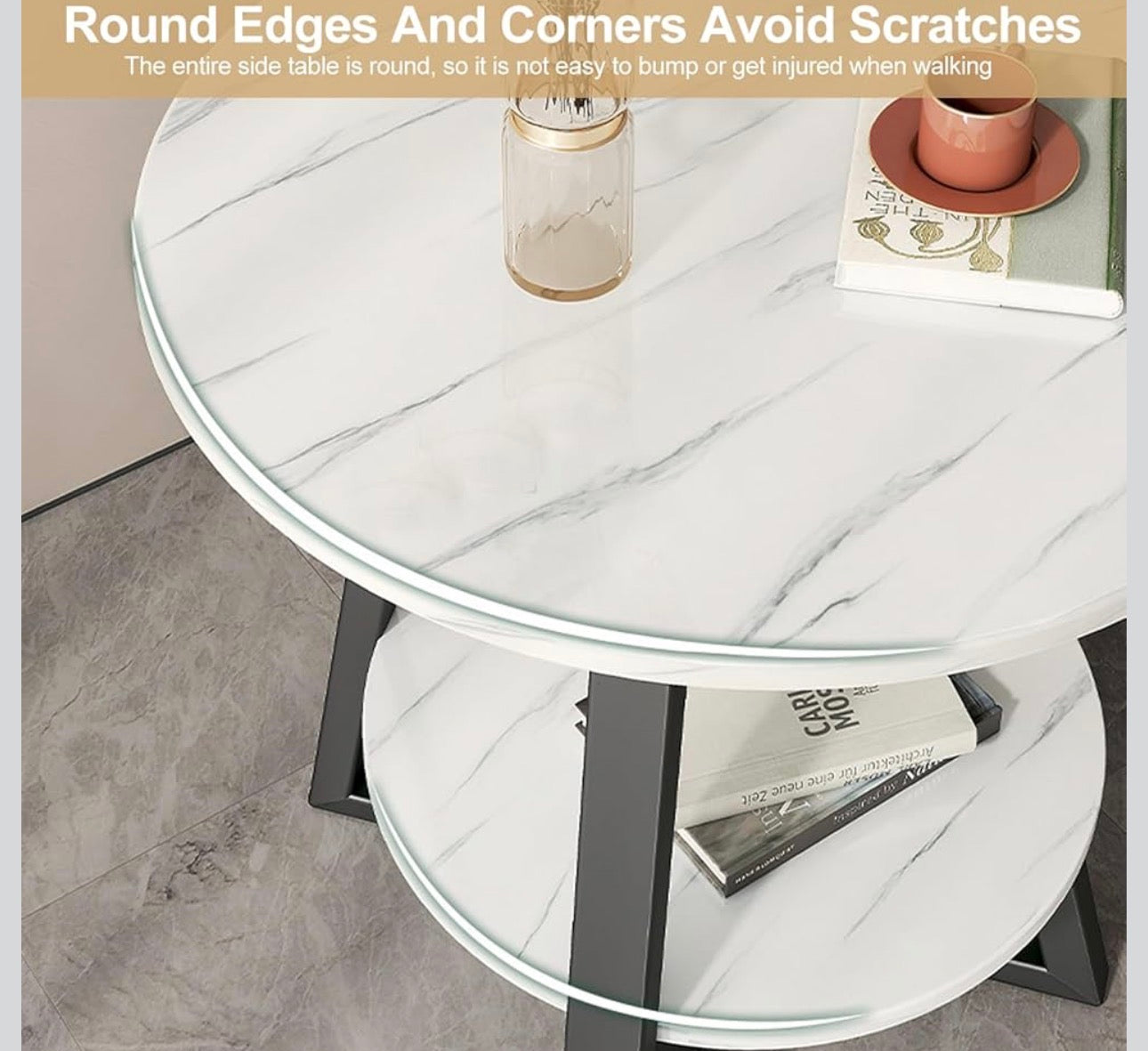 MFurn Premium Minimalist Double Layer Side Table – Various Colours