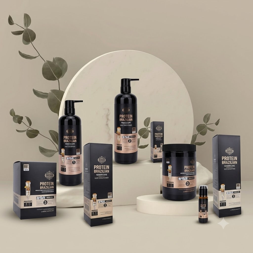 Protein Brazilian Keratin Hair Care Combo Set