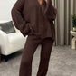 Ladies Cozy Knit Two-Piece Set