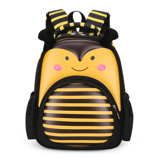 MKids Essentials 3D Cartoon School Bus Backpack for Kids – Waterproof, Lightweight, and Durable