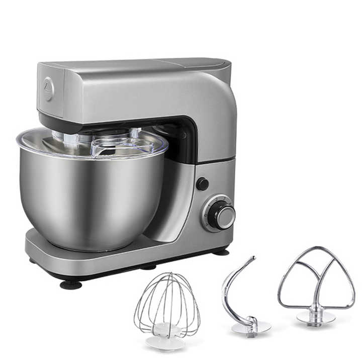 ENZO Home Food Processor 800W 5 Litre Stainless Steel Mixing Bowl 6 Speed Cake Dough Mixer Electric Food Mixer