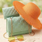 Women’s 4-Piece Fashion Set – Handbag, Wallet, Sunglasses & Summer Hat