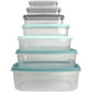 Food Storage Container Set with Secure Fit Lids 7pcs