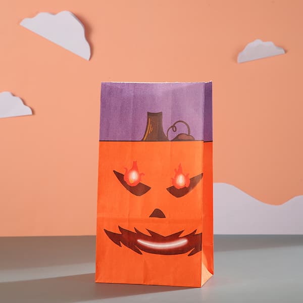 Halloween Trick or Treat Bags: 12 Pcs Paper Candy Bags for Kids' Party Favors