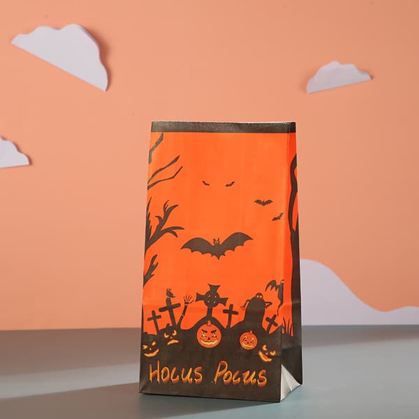 Halloween Trick or Treat Bags: 12 Pcs Paper Candy Bags for Kids' Party Favors
