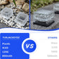 Solar Brick Lights - 6 Pack Solar Ice Cube Lights IP65-Waterproof Brick Light 4-LED Outdoor Brick Decor in Garden