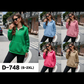 Casual Plain Collar Half Long Sleeve Women Sweatshirt- Various Colours