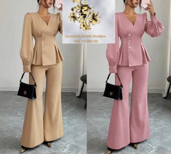 Ladies 2pc Elegant Outfits-Various Colours