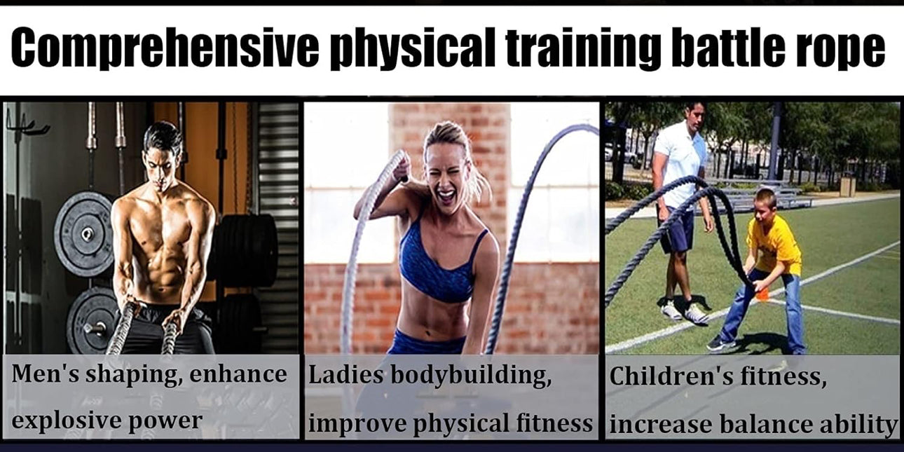 Battle Rope Outdoor Sports Battle Rope, Men's and Women's Physical