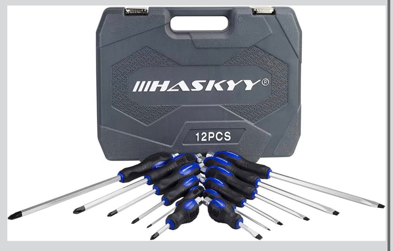 HASKYY Screwdriver Tool Set 12pc