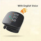 MTech Wrist Blood Pressure Monitor – Portable, Rechargeable & Voice Assisted