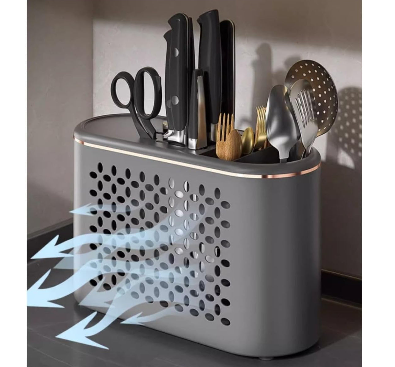 Kitchen Multifunction Knife Storage - Various Colours