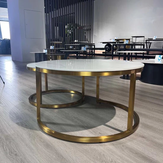 Marble Coffee Table Top with Legs, Natural Stone Beside/Corner Table for Living Room, Handmade Centre Table Furniture, Modern Nesting Table.