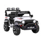MTech 12V Kids Ride on Jeep with Remote Control and Wireless Connection-White