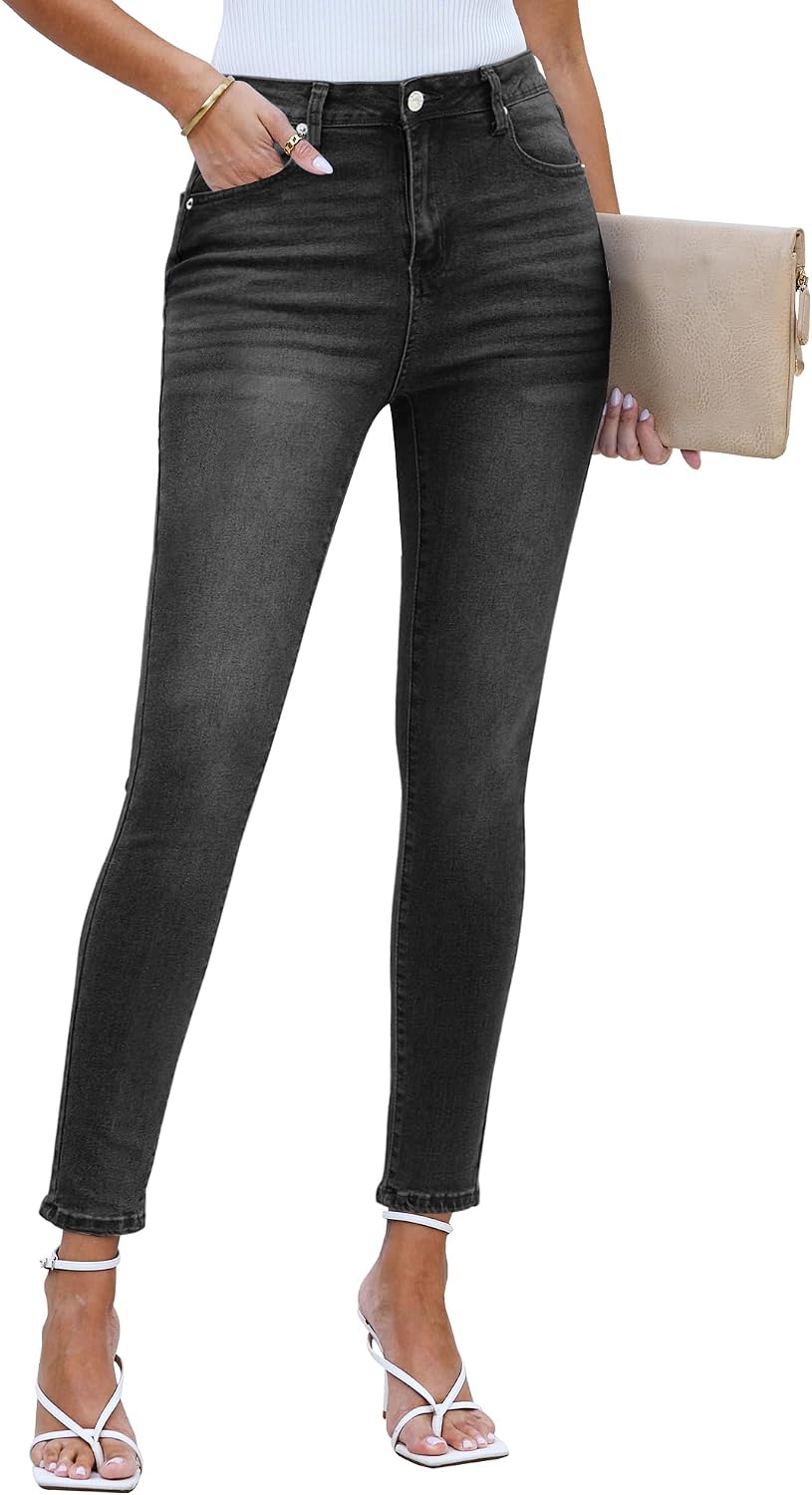Ladies Sexy High Waist Skinny Jeans