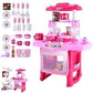 Girls Play Kitchen Set