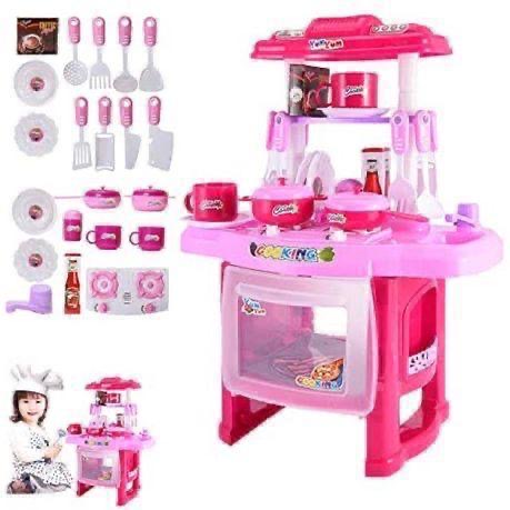 Girls Play Kitchen Set