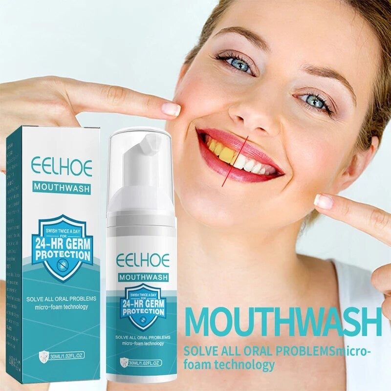 Teeth Whitening Mousse Toothpaste Dental Bleach Cleaning Tools Removes Stains Oral Hygiene Fresh Breath Teeth Whitener Products