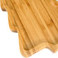 MHome Bamboo Christmas Tree Wooden Serving Platter