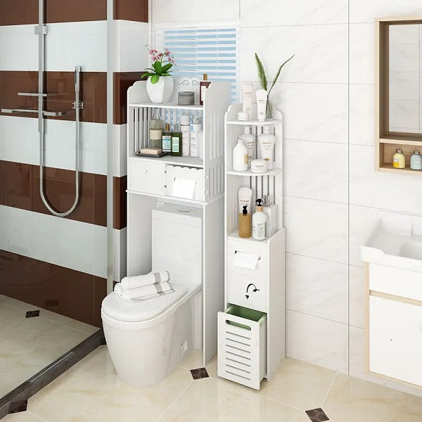 Slim Bathroom Cabinet Floor Standing
